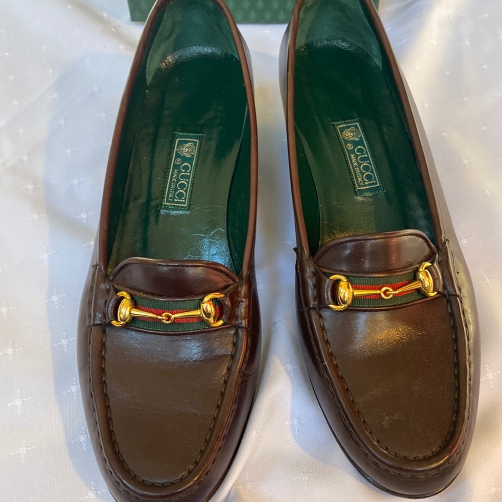 Vintage Gucci loafers. ❤️
